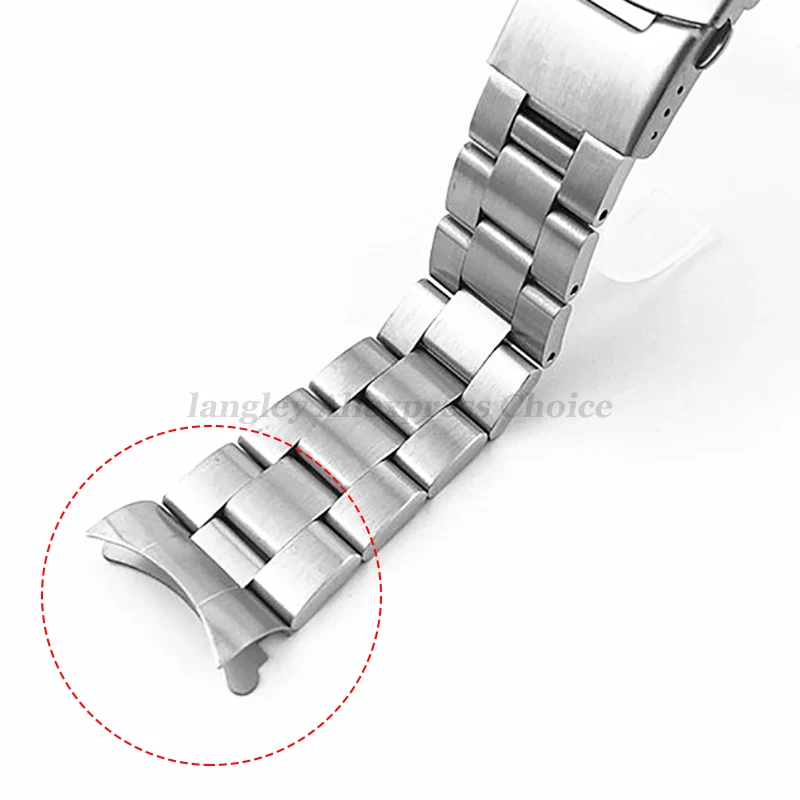 Enlace de extremo curvado para - Replacement Watch Bracelet reseña y precio