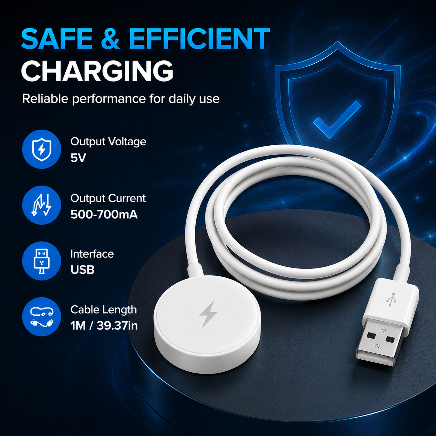 Cable de carga magnético USB p - Fossil Watches Smartwatch Charger reseña y precio