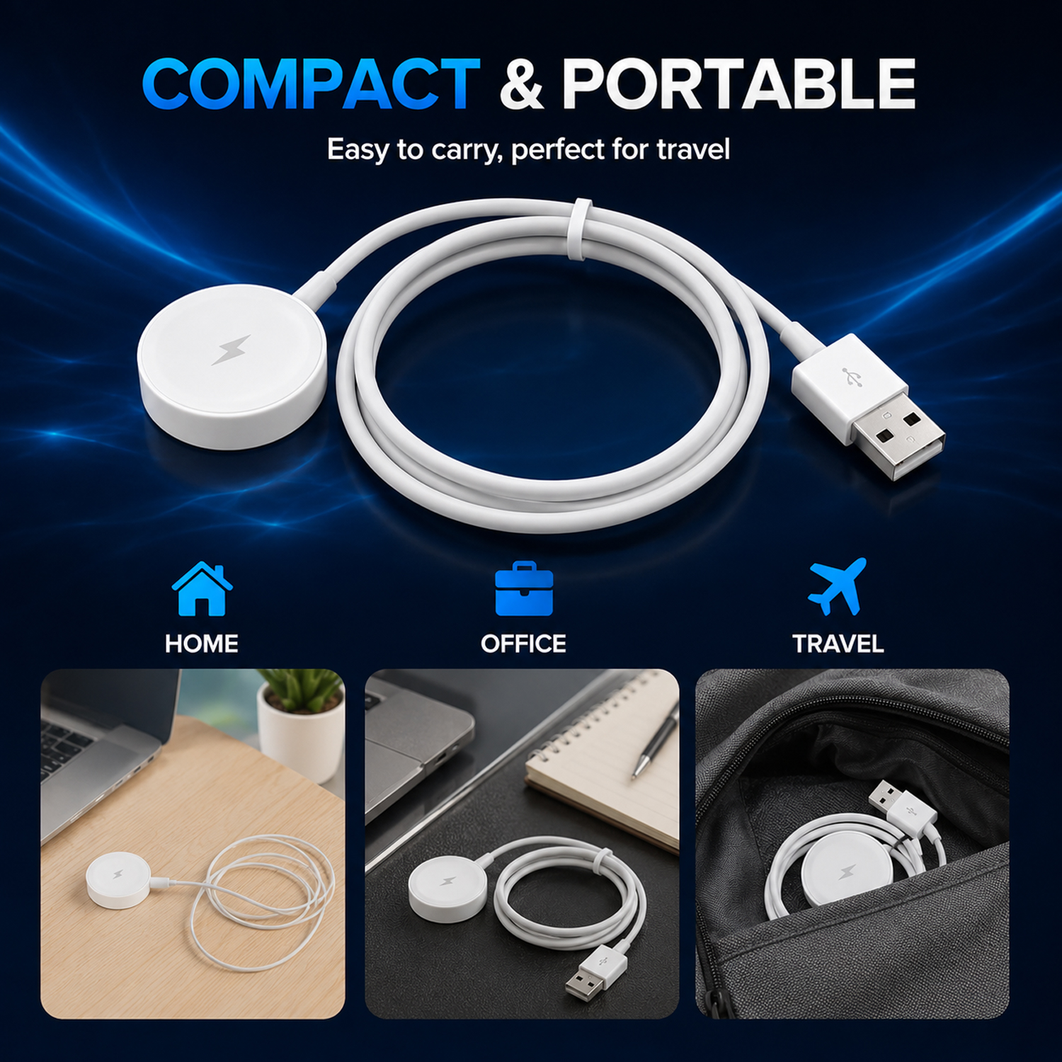 Cable de carga magnético USB p - Fossil Watches Smartwatch Charger reseña y precio