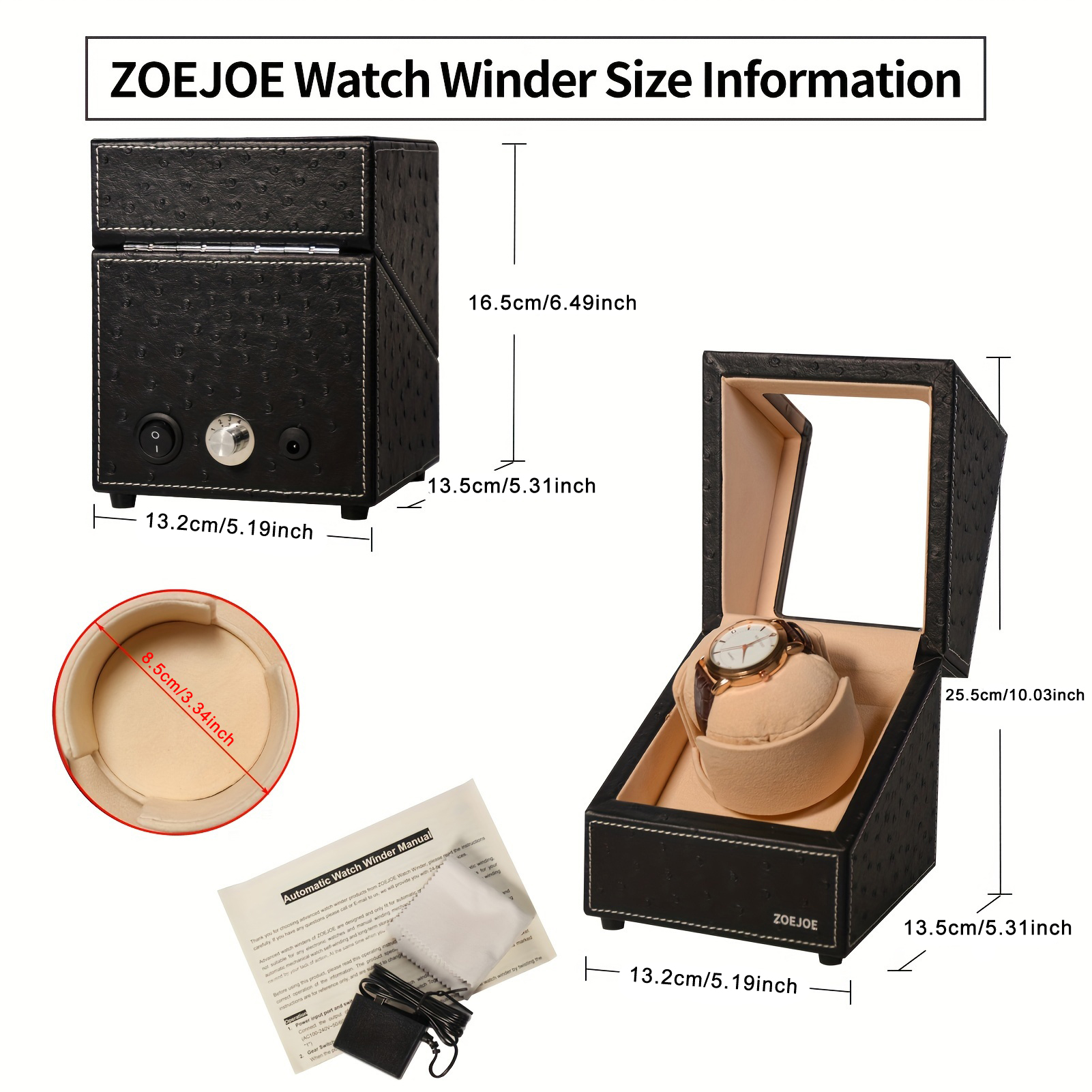 ZOEJOE - Estuche para Reloj Au - Watch Winder Single reseña y precio