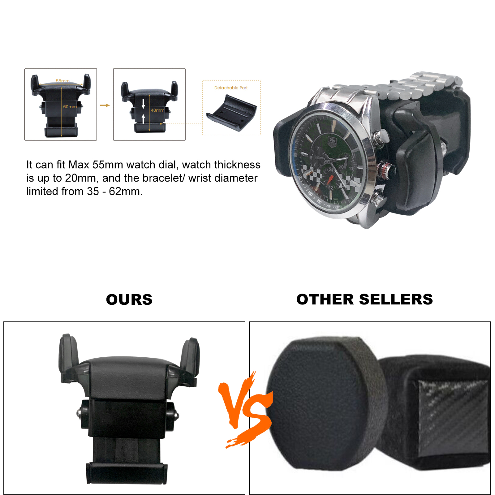 Estuche para un solo reloj con - Watch Winder Single reseña y precio