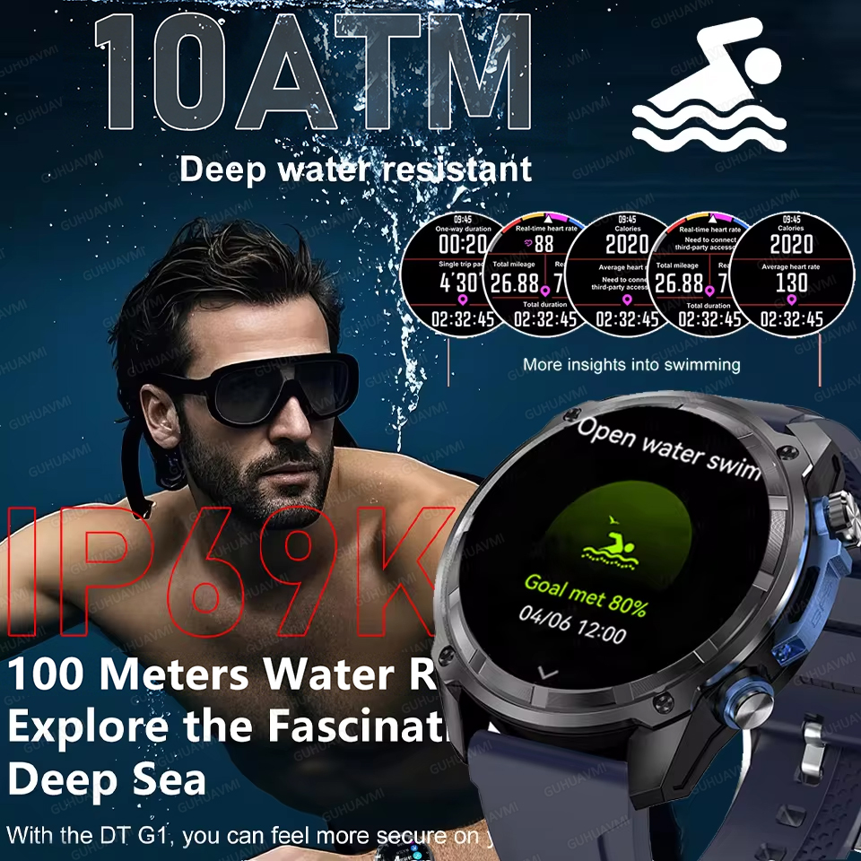 Nuevo reloj inteligente milita - Smartwatch Branded Watches For Men reseña y precio