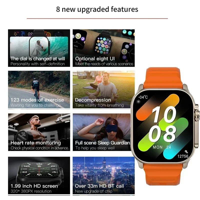 Nuevo Reloj Inteligente Serie  - Smartwatch Watches For Men With Gps reseña y precio