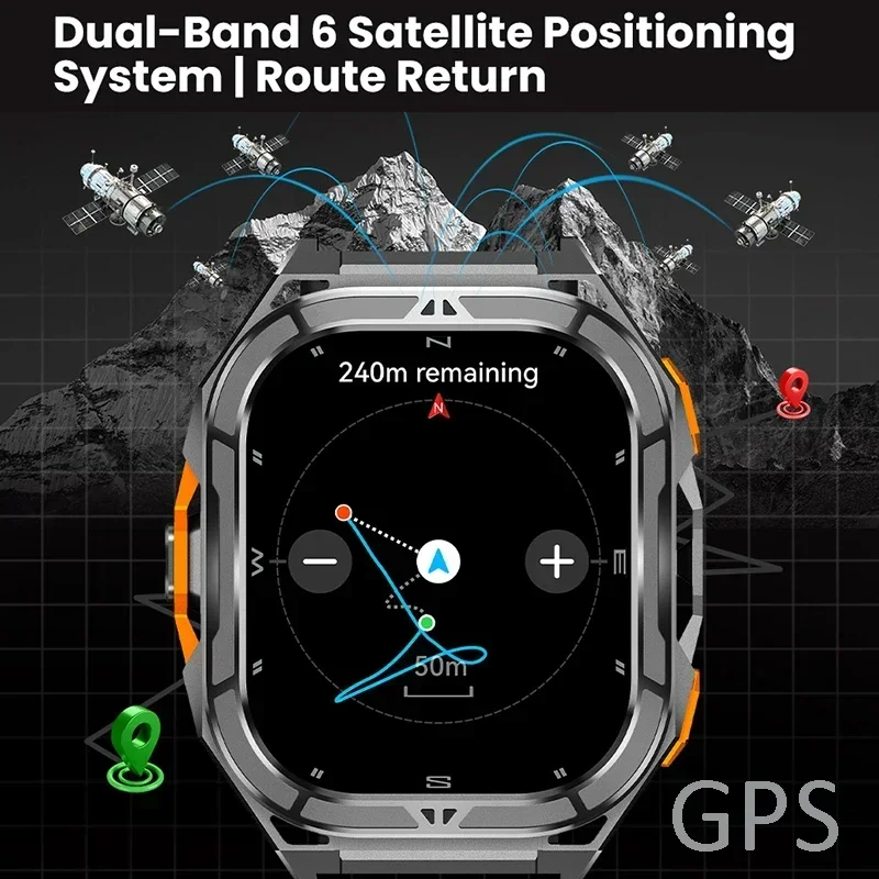 Reloj Inteligente AMOLED de Lu - Smartwatch Watches For Men With Gps reseña y precio