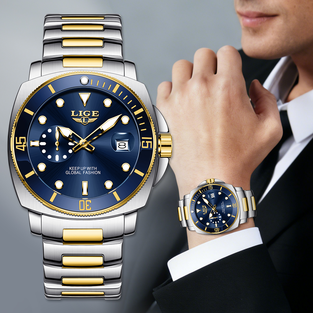 Relojes LIGE 2026 para Hombre  - Smartwatch Branded Watches For Men reseña y precio