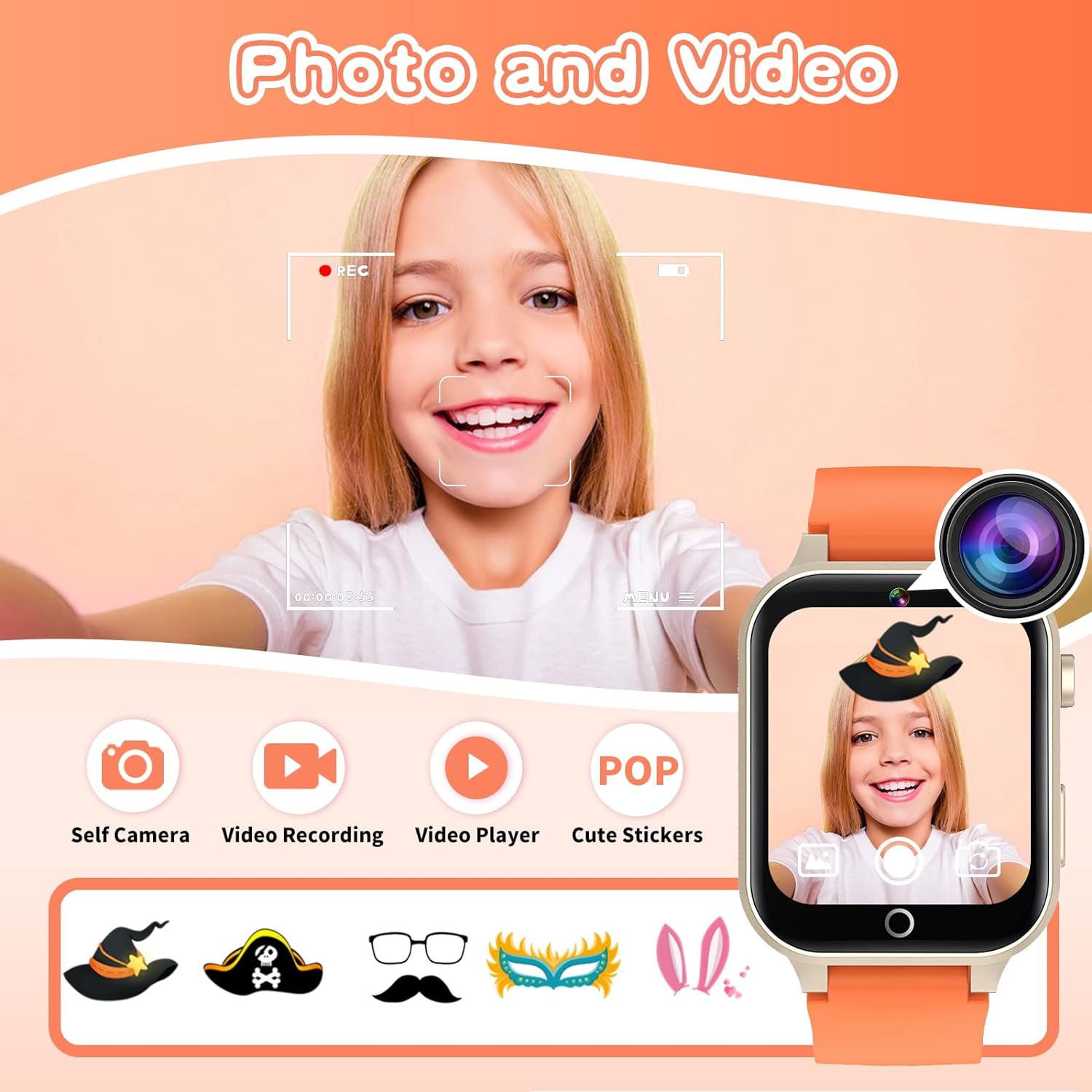 Juegos para niños Reloj inteli - Smartwatch Watches For Kids With Gps reseña y precio