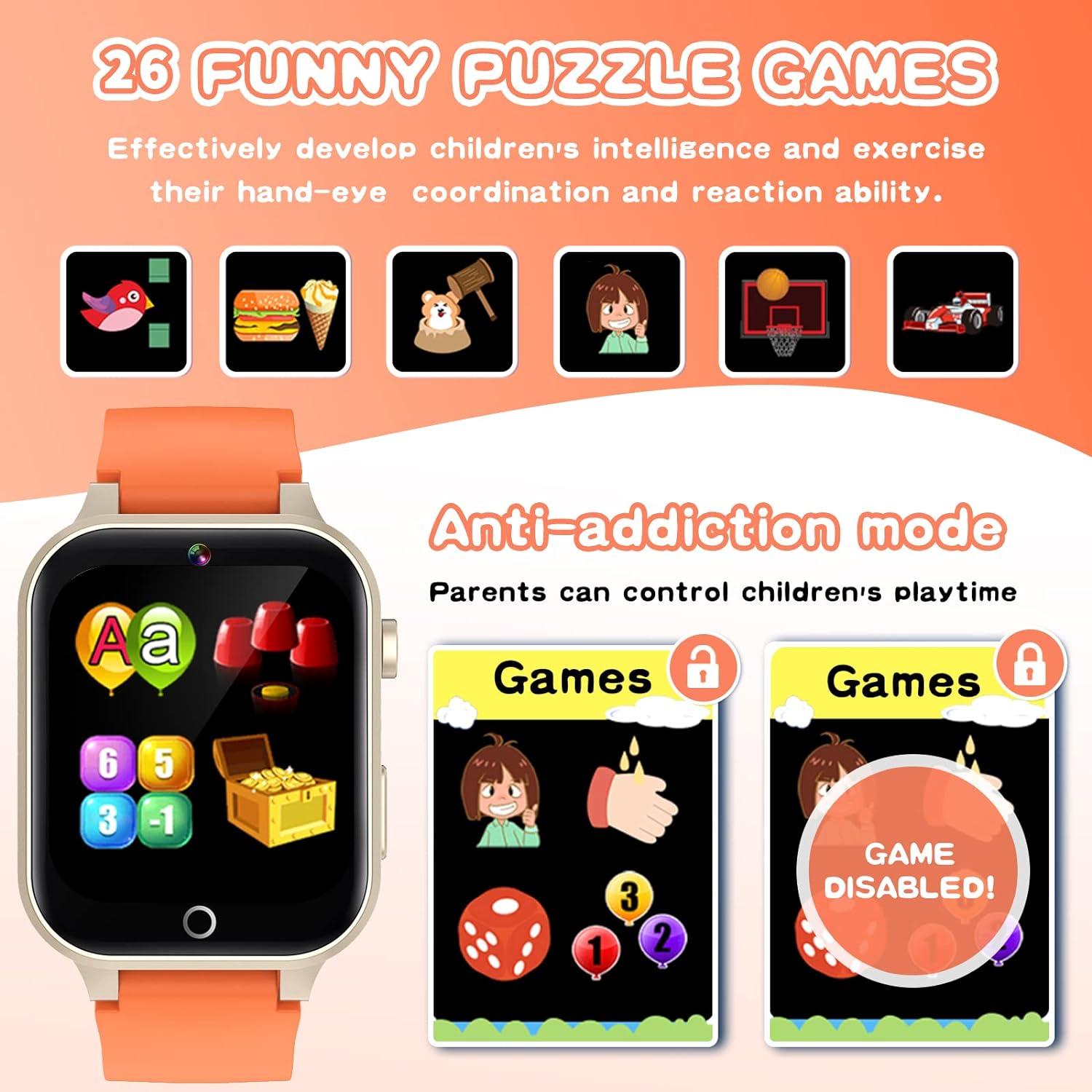 Juegos para niños Reloj inteli - Smartwatch Watches For Kids With Gps reseña y precio