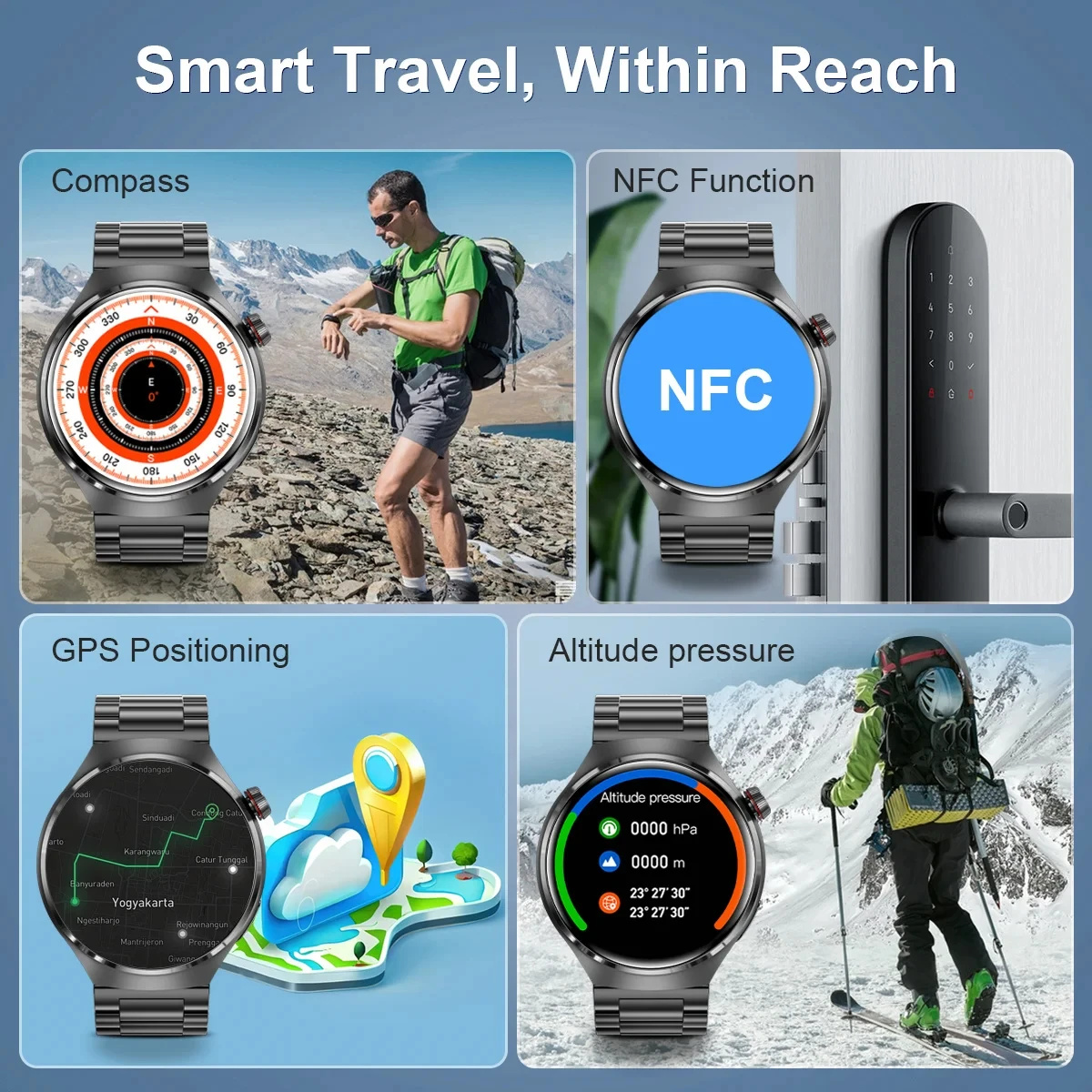 Reloj Inteligente 2026 con Mon - Smartwatch Watches For Men With Gps reseña y precio