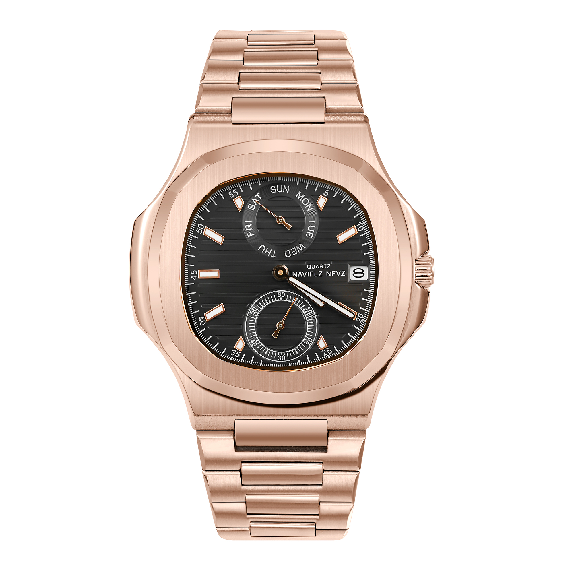NAVIFLZ NFVZ Reloj de cuarzo d - Smartwatch Branded Watches For Men reseña y precio