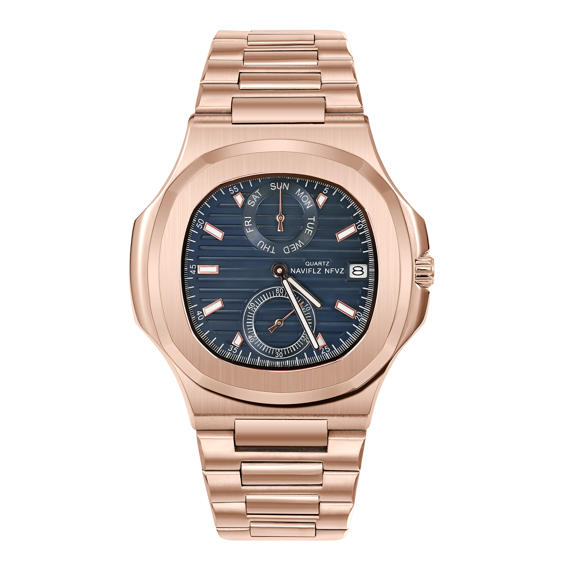 NAVIFLZ NFVZ Reloj de cuarzo d - Smartwatch Branded Watches For Men reseña y precio