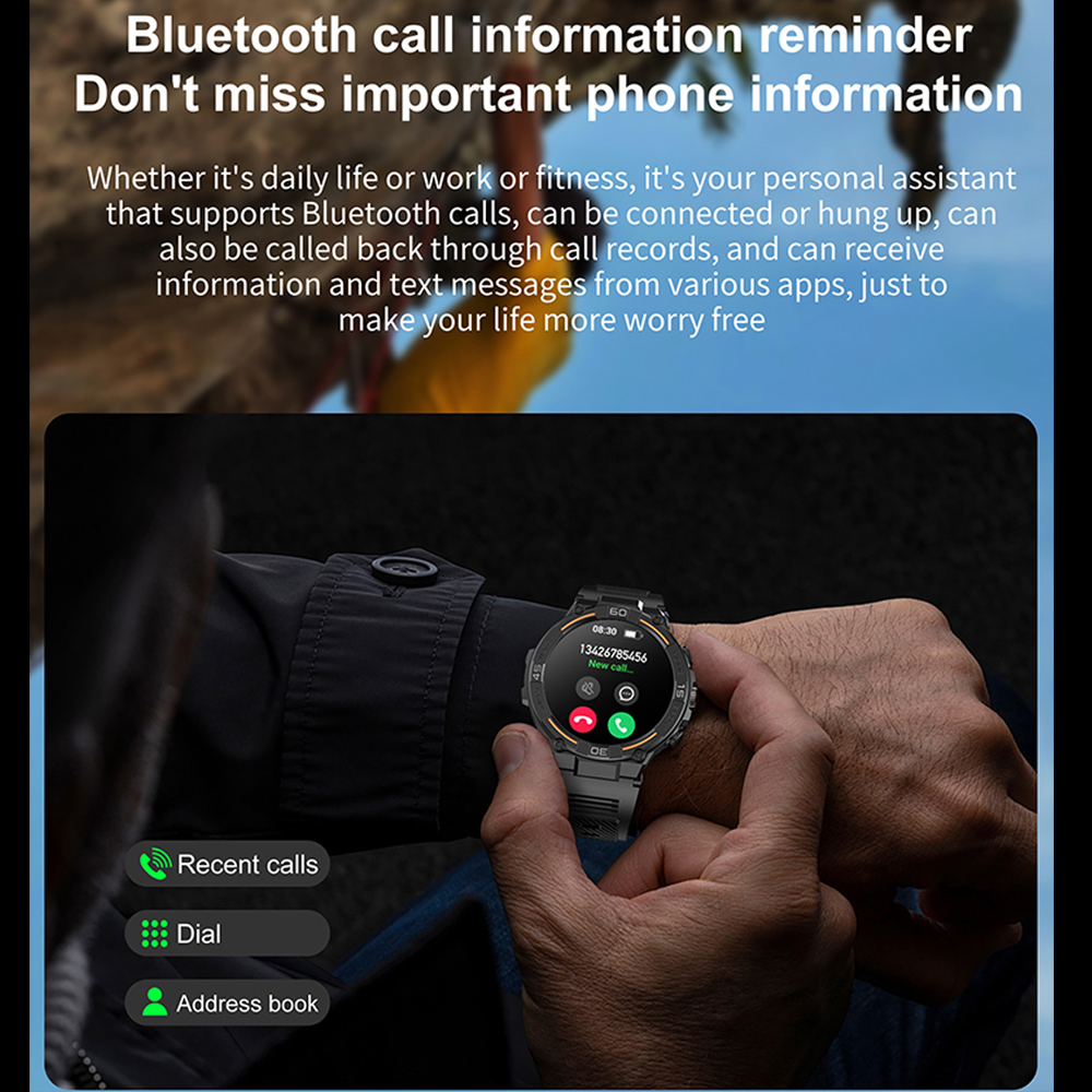 Nuevo Reloj Inteligente Milita - Smartwatch Watches For Men With Gps reseña y precio
