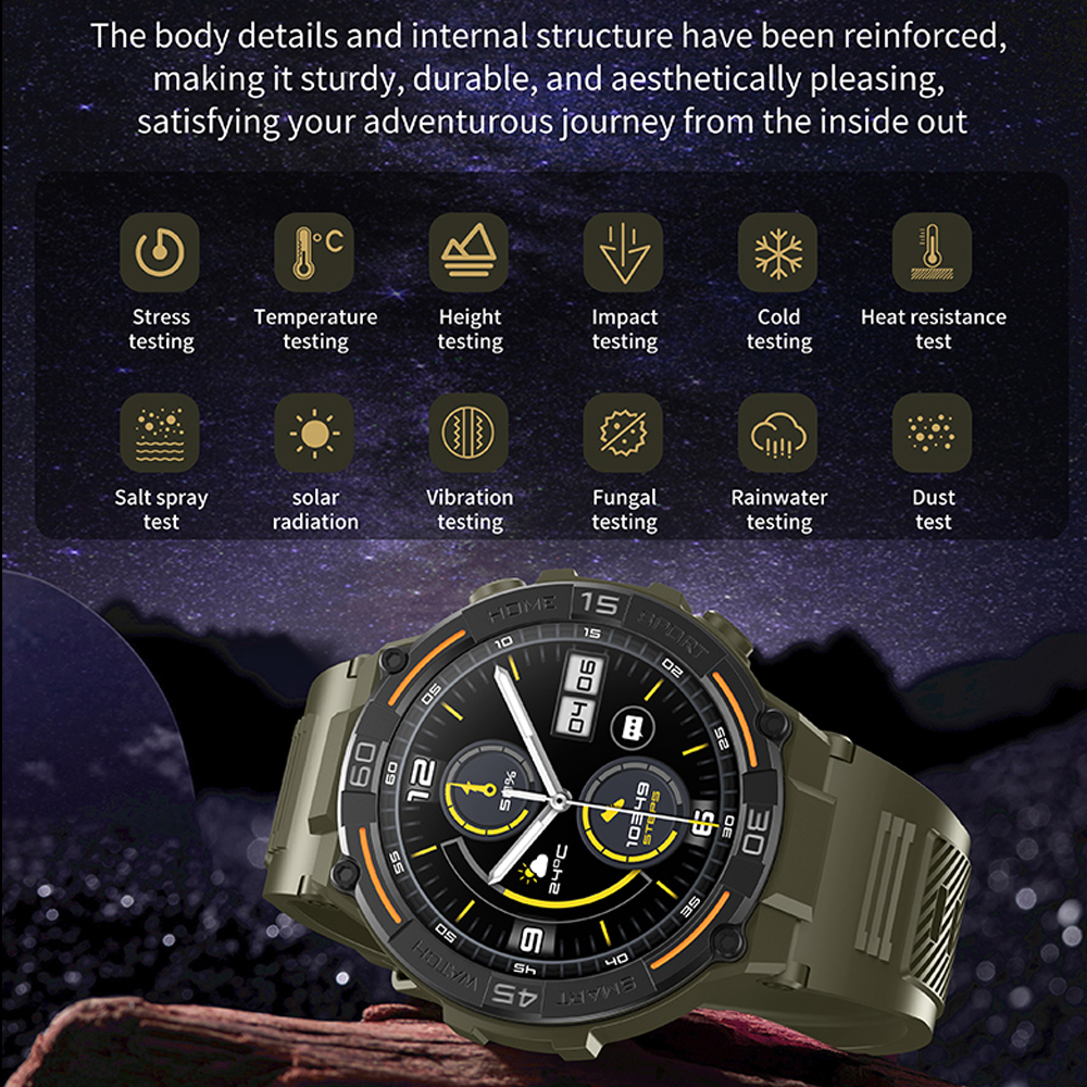 Nuevo Reloj Inteligente Milita - Smartwatch Watches For Men With Gps reseña y precio