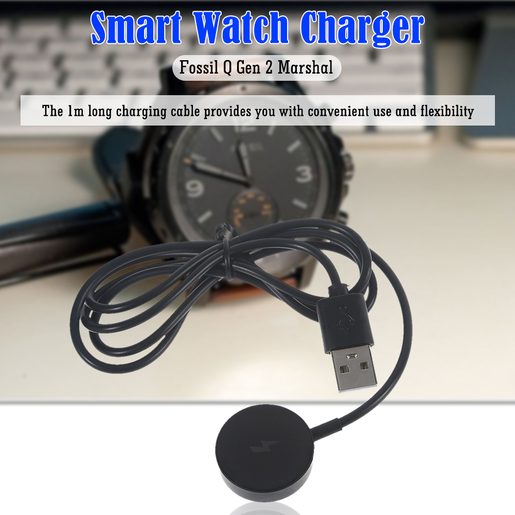 Cargador Magnético de 1m para  - Fossil Watches Smartwatch Charger reseña y precio